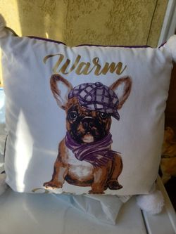 Decorative dog pillow