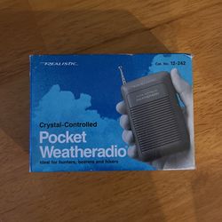 Realistic Pocket Weather Radio