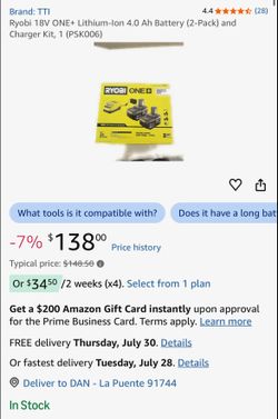 RYOBI 18V ONE+