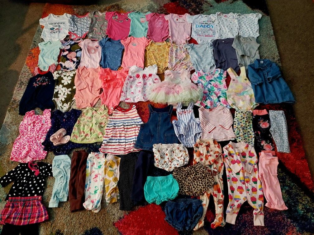 Baby Girl Clothes 36 Months Huge Bundle Lot. 55 Pcs Total for Sale in