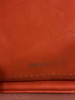 Relic Red Leather Wallet or Bag