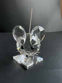 Vintage Swarovski large mouse figurine