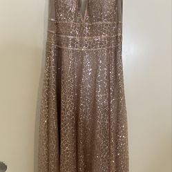 Formal Gold Dress 