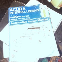 Acura Legend Manual Book