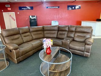 Brown Sectional 