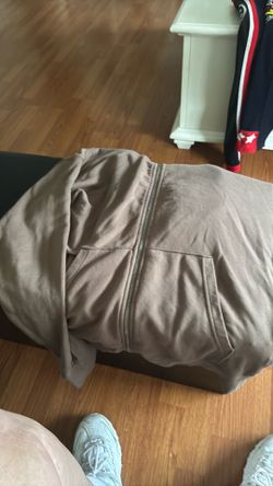 Brown zip up jacket