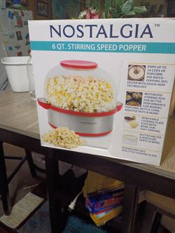Nostalgia 6 Qt. Stirring Speed Popper