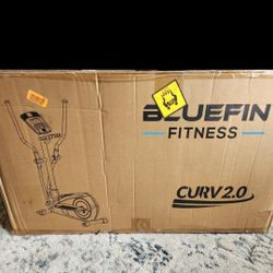 Bluefin Fitness CURV 2.0 Elliptical Cross Trainer | Home Gym | Exercise Step Machine | Air Walker - Weight Loss