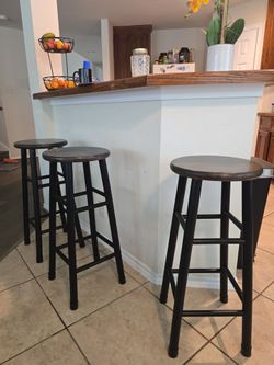 Set of 3 bar stool