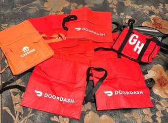 Insulated Door Dash/Grub Hub Delivery Bags