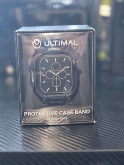 ULTIMAL Rugged Watch Case Band for Apple 46mm Series Black - NEW