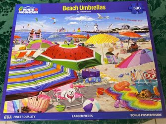 White Mountain Puzzles  500 Larger Pieces Complete