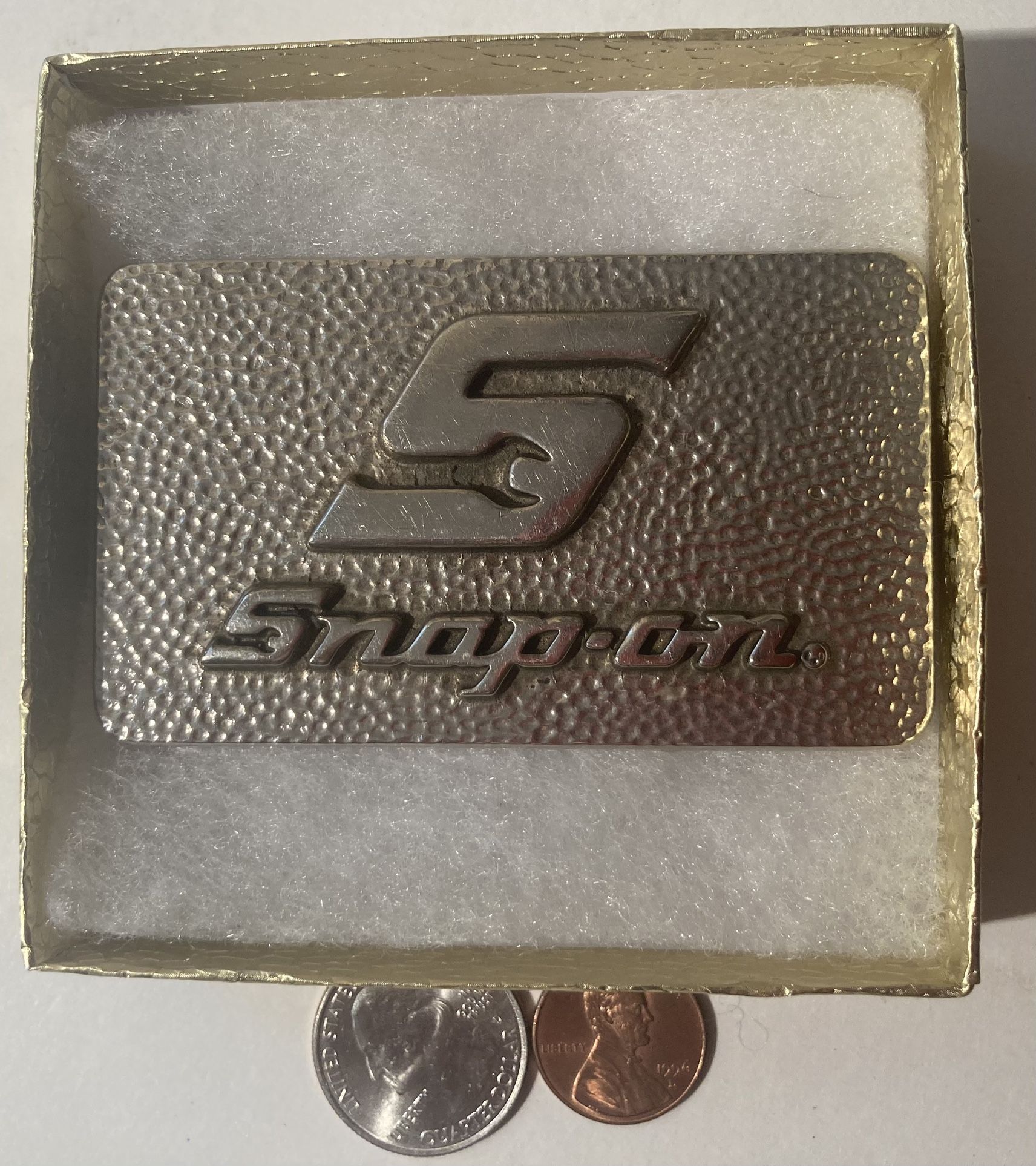Vintage Belt Buckle Snap-On Tools Quality