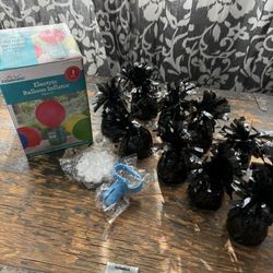 Electric Balloon Inflator And Accessories