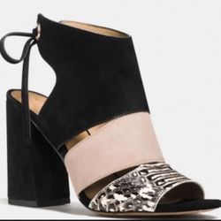 Coach Minetta Q9138 Block Heel Sandal