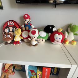 Super Mario Plushies Perfect For Room Decor Or Birthday Party Decorations 