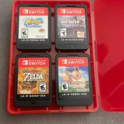 Nintendo Switch Games Zelda, Kirby, God Eater, Pokemon
