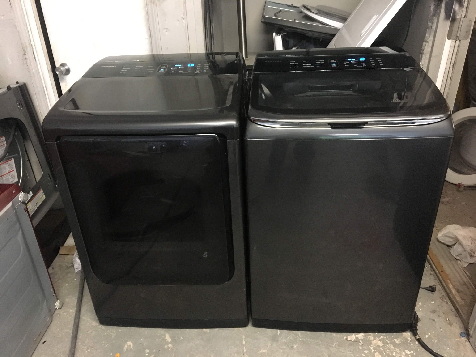Samsung Steam SuperSpeed Washer & Dryer Set