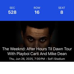 the weeknd concert LA sofi stadium  