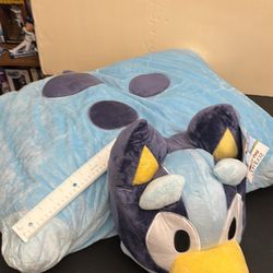 GIANT Bluey Pillow Pet Plush New