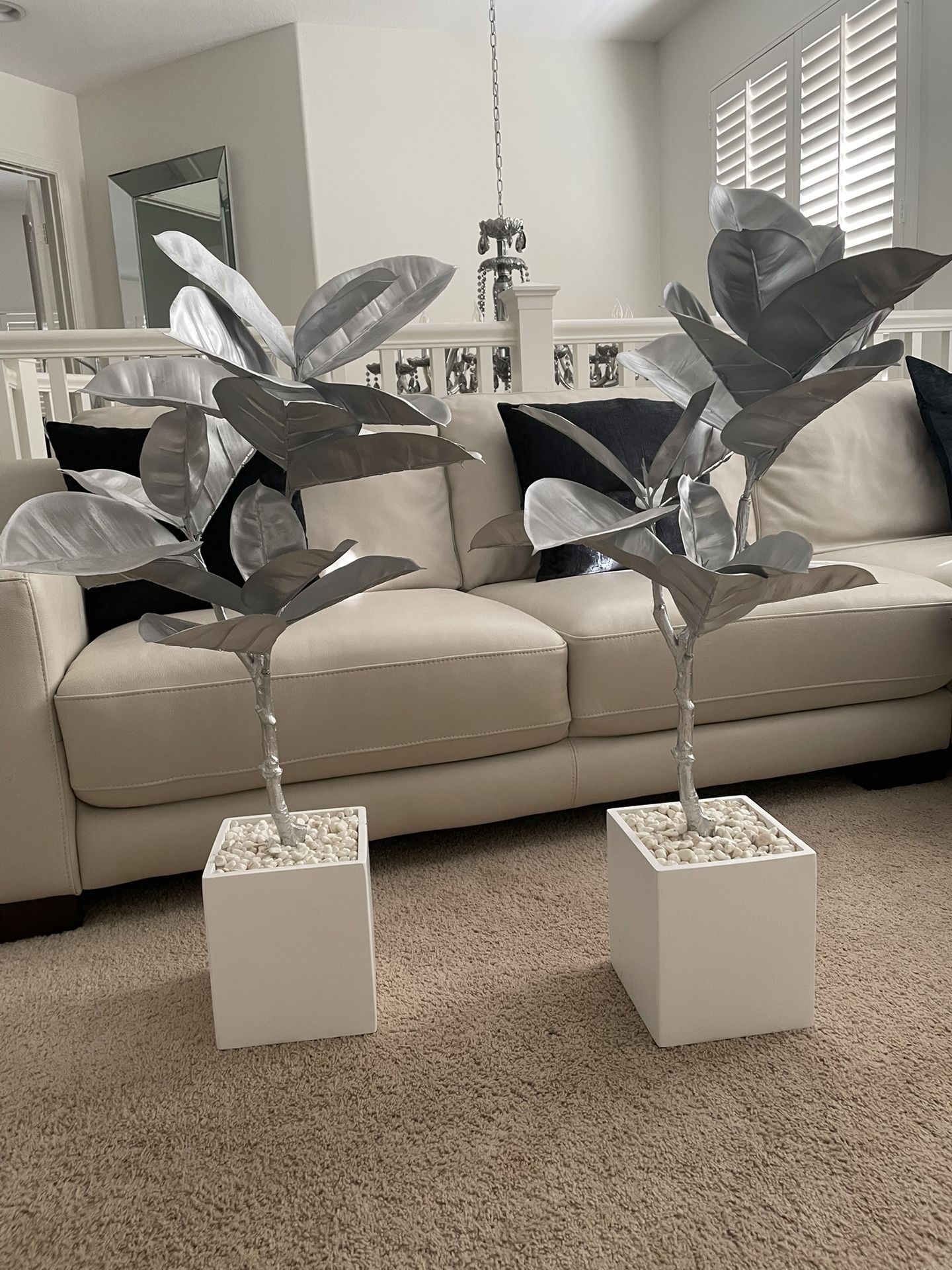 Z GALLERIE SILVER LEAF PLANTS