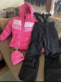 Girls Winter/Snow Jacket, Pants And Hat