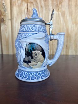 Arctic Odyssey Collectible Beer Stein with Lid