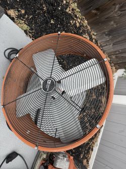 Commercial fan Heavy duty 2 Speed direct Drive Drum Fan.