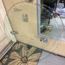 Round Glass Table 