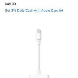 Apple  Lightning Digital AV Adapter
