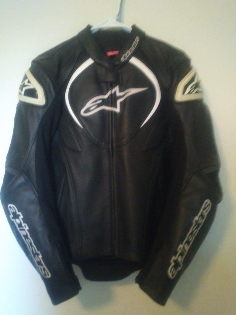 Alpinestars Motorcycle Leather Jacket 