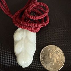 Natural Jade Pendant with Certification 