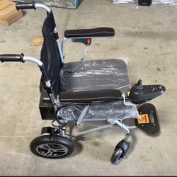 ELECTRIC WHEELCHAIR LIGHTWEIGHT FOLDABLE COMPACT MOTORIZED 43LB - BLACK