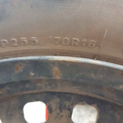 2 never used P225/70R16 tires