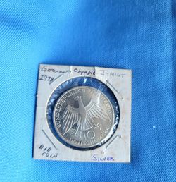 1972  J 10- Mark ($) German Olympic Coin, 