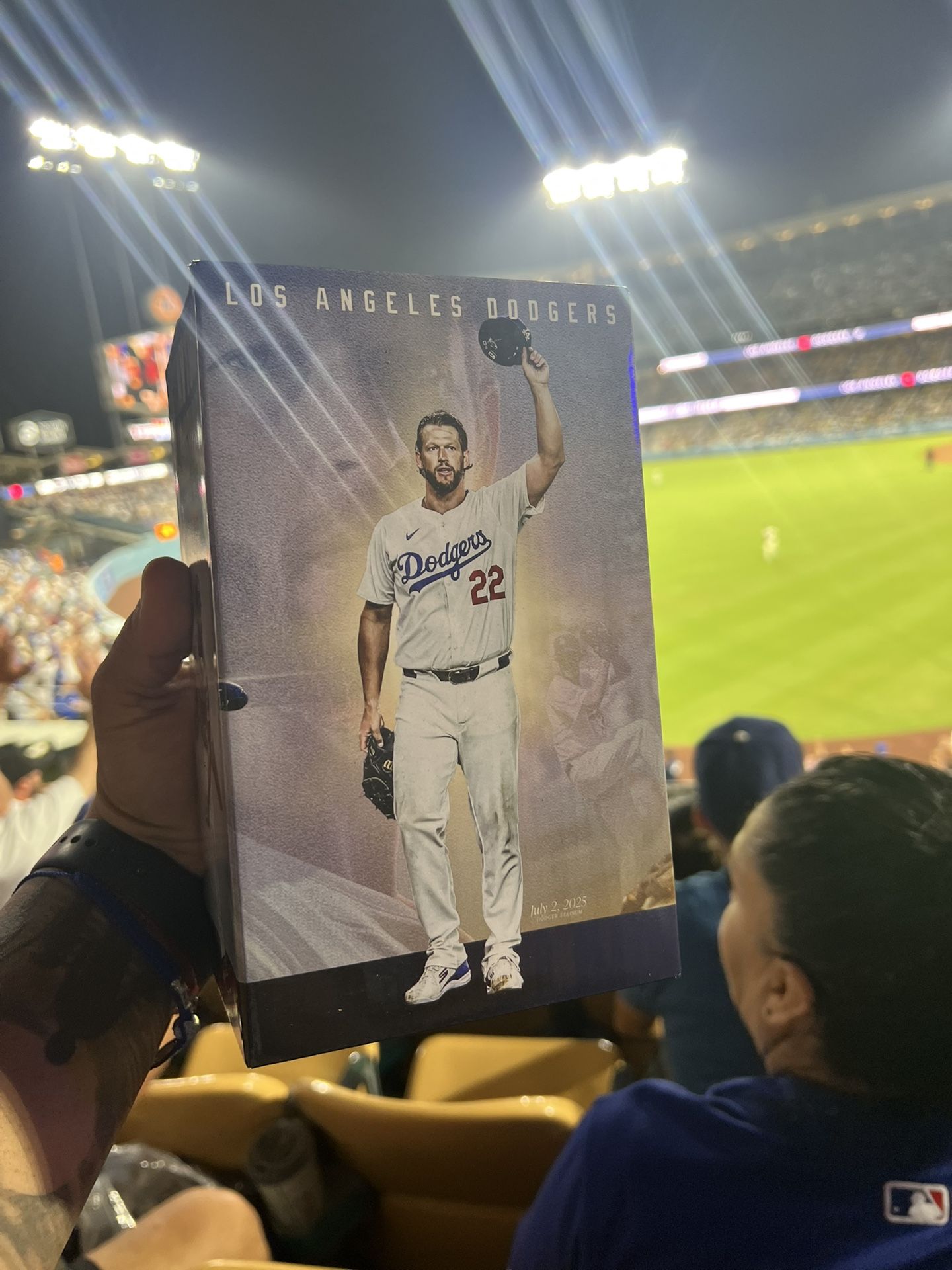 Kershaw bobbled head 3,000 strikeout