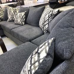 111 Steel Sectional 💜Delivery available 💘No credit needed 🔓$1249