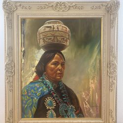 Oil painting on canvas by Ernesto Zepeda (1976)