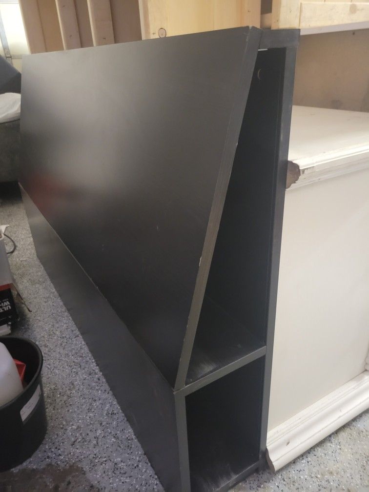 IKEA Queen Headboard With Built-in Shelving!