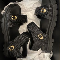 Coach Sandals Brynn Straw