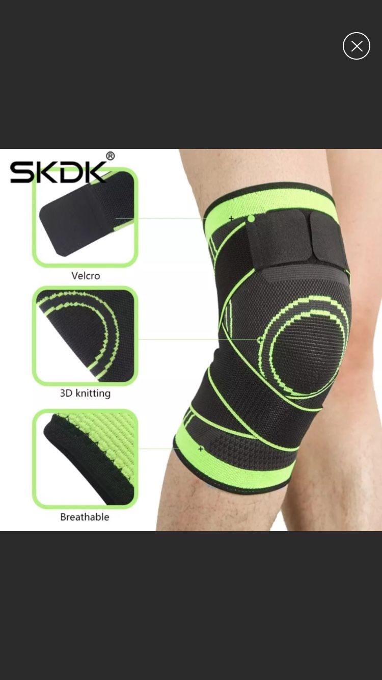 New 2Pcs knee-support protective pad size L XL XXL