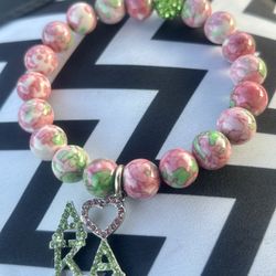 Sorority Bead Bracelet 
