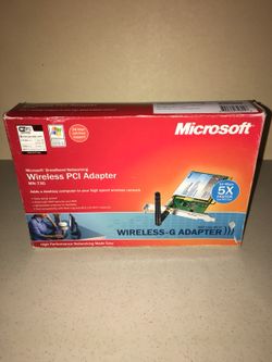 Microsoft MN-730 wireless G adapter