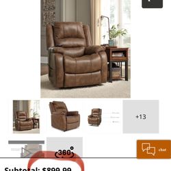 Brand New Lift Recliner Perfect For A Senior That Needs Assistance Getting Up. Price Drop!