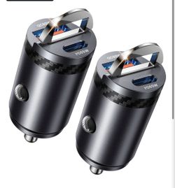 2-Pack 125W Fast Car Charger,