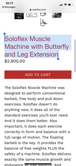Soloflex Muscle Machine with Butterfly and Leg Extension for Sale in Raleigh NC OfferUp