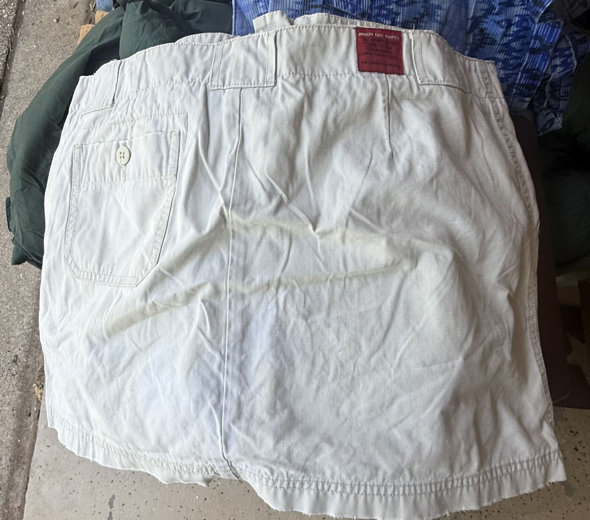 American Eagle Outfitters Tan Chino Khaki Skirt