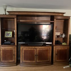 Expanding Mahogany Entertainment Center $800 OBO
