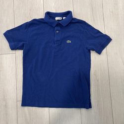 Lacoste children's short-sleeve polo shirt top kids size 5 y boys