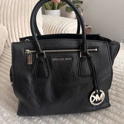 Michael Kors Black Leather Handbag 